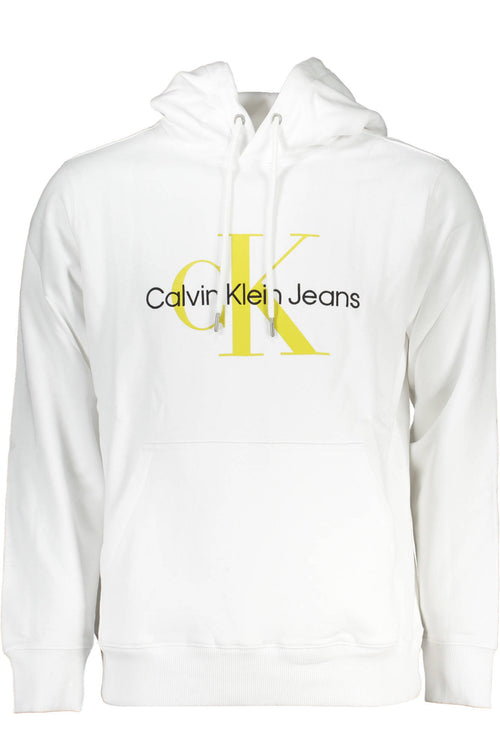 CALVIN KLEIN MEN'S WHITE ZIPLESS SWEATSHIRT-0