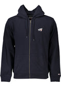 TOMMY HILFIGER MEN'S BLUE ZIP SWEATSHIRT-0